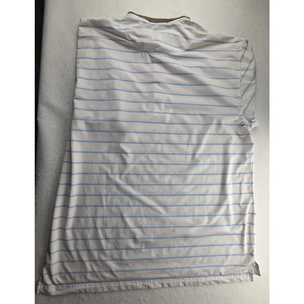 Bandon Dunes Golf Resort Eco Tek Striped Polo Size Large